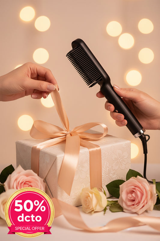 Cepillo Alisador🪮 - 🎁El Detalle que te Hace Sentir Increíble💫💃