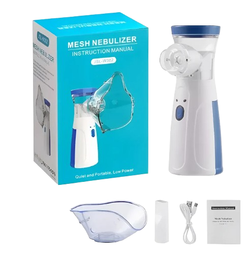 Alivio Respiratorio en Minutos - Nebulización portátil para niños y adultos.