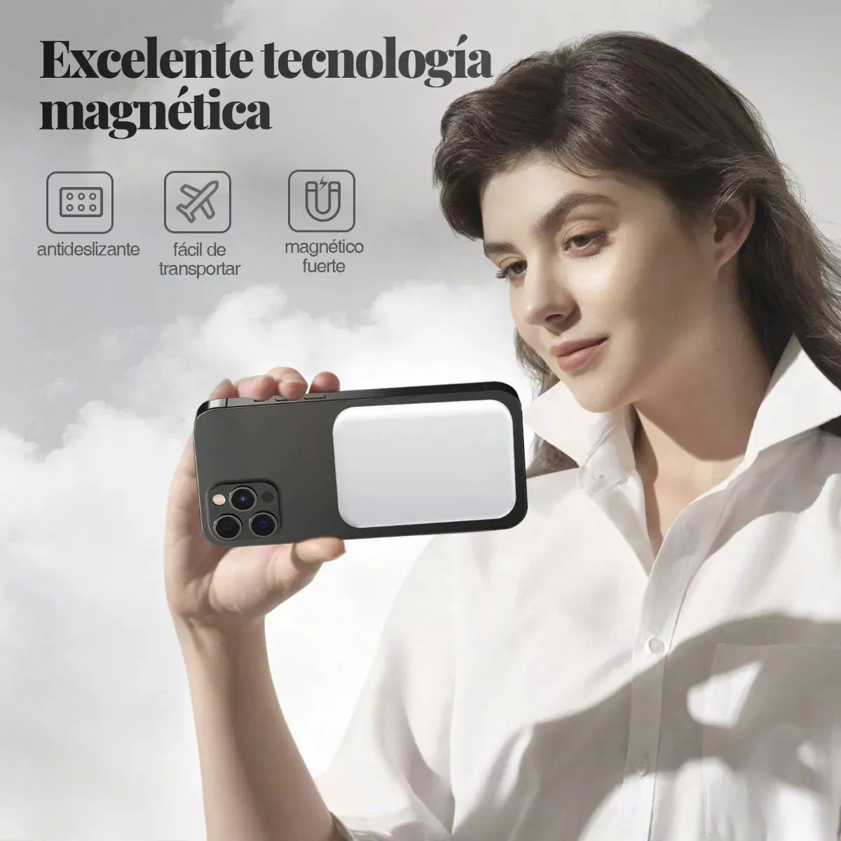 Power Bank Magnético MagSafe Inalambrico