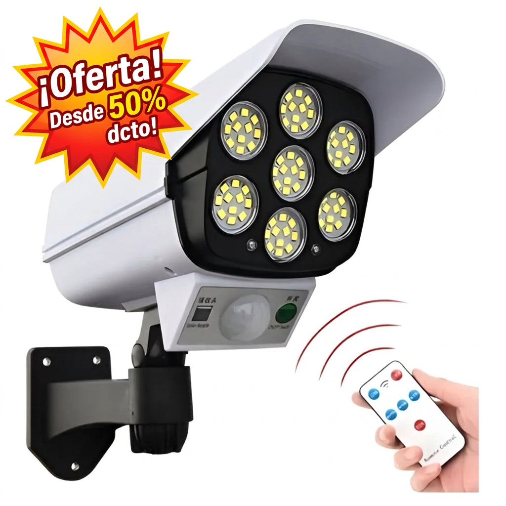 foco solar tipo camara