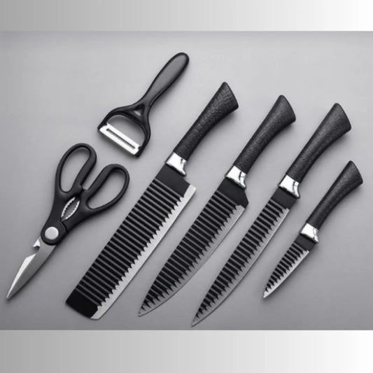 Corta como un Profesional -  Set de Cuchillos Premium de 6 Piezas