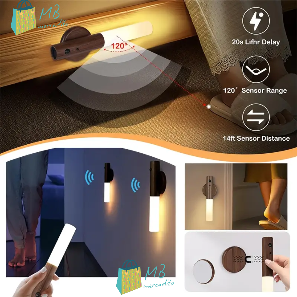 ILUMINA DOBLE TU NOCHE - 2X1 -  LAMPARA LED RECARGABLE