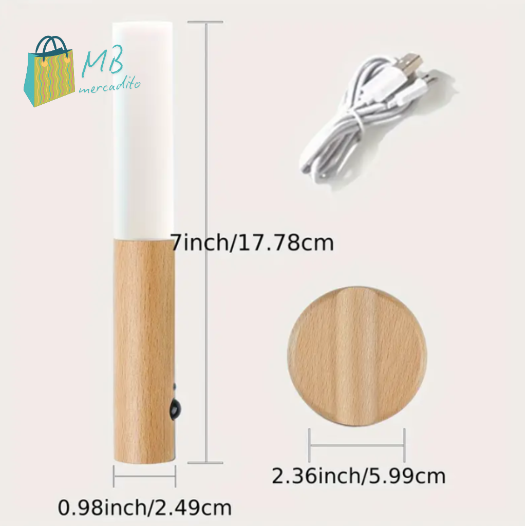 ILUMINA DOBLE TU NOCHE - 2X1 -  LAMPARA LED RECARGABLE