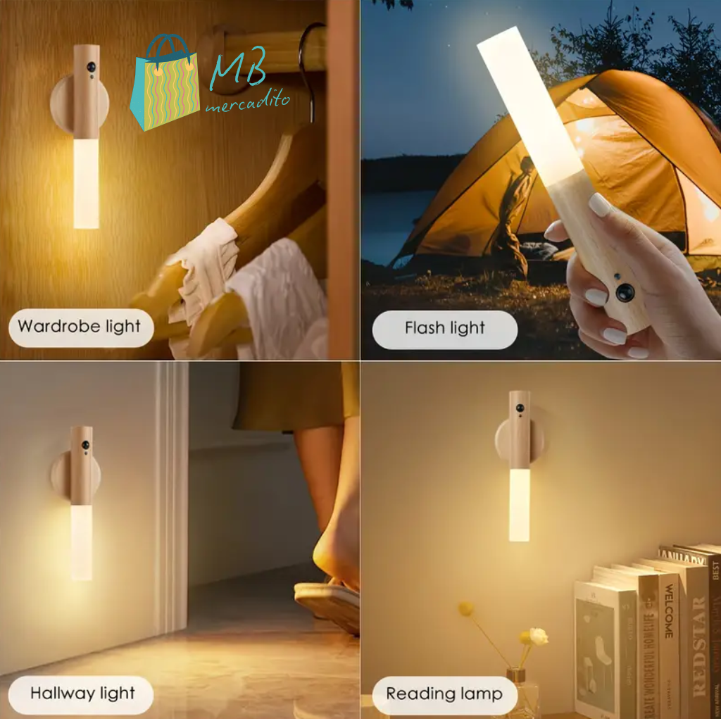 ILUMINA DOBLE TU NOCHE - 2X1 -  LAMPARA LED RECARGABLE