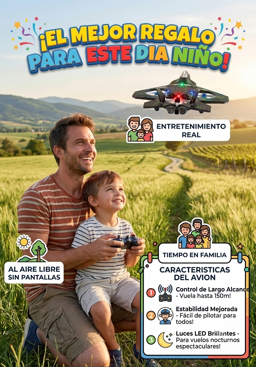 Avión de Control Remoto Acrobático + Ebook gratis!