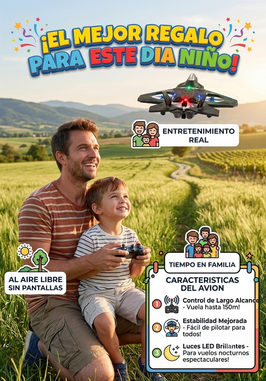 Avión de Control Remoto Acrobático + Ebook gratis!