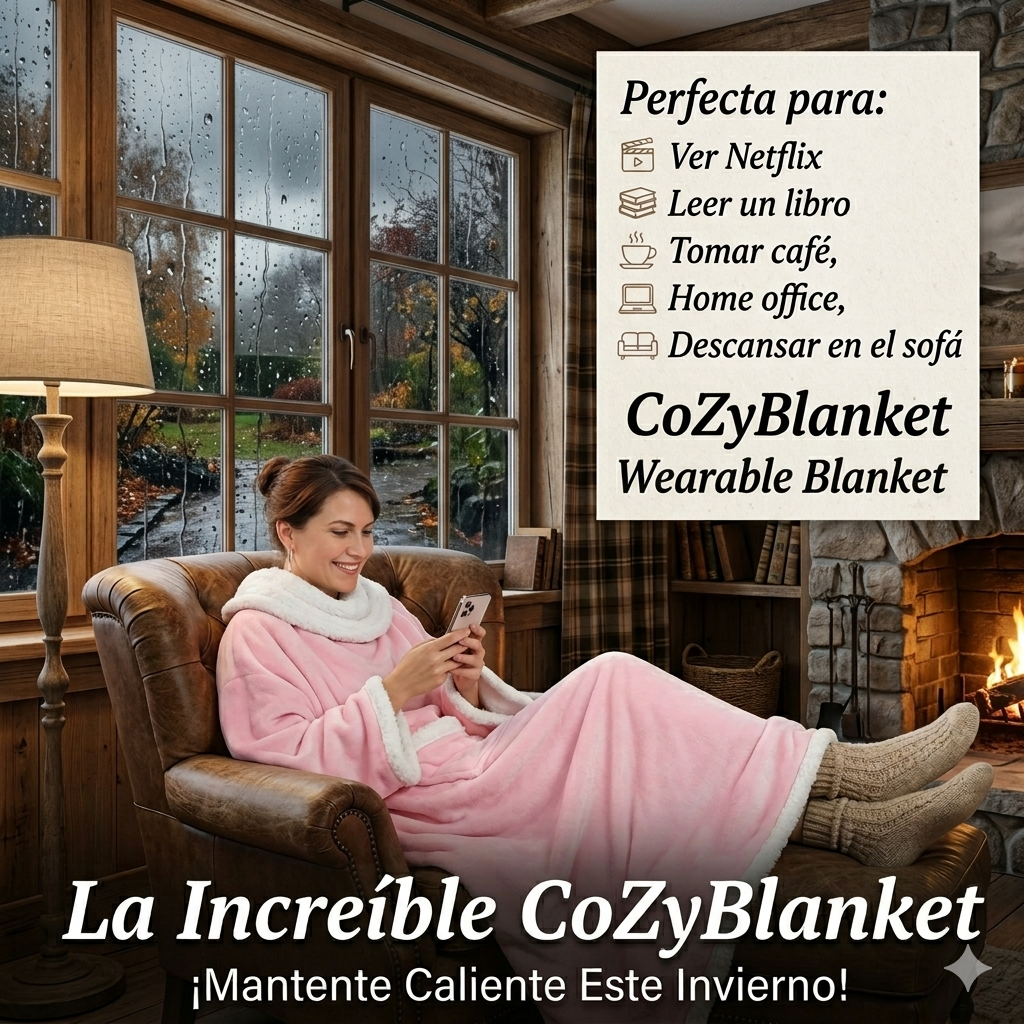 CozyBlanket™ — El invierno más cómodo