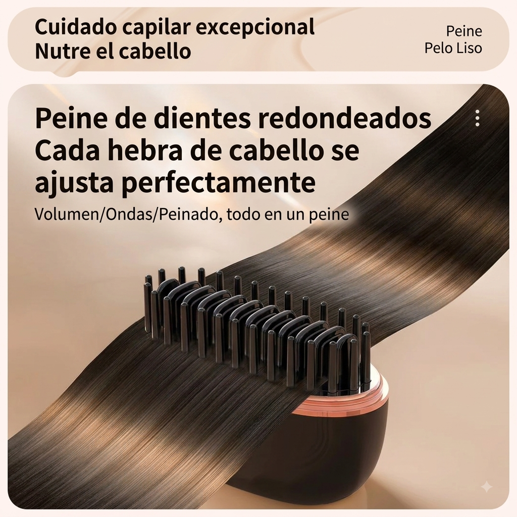 LisoGo™ – Peine Alisador Inalámbrico