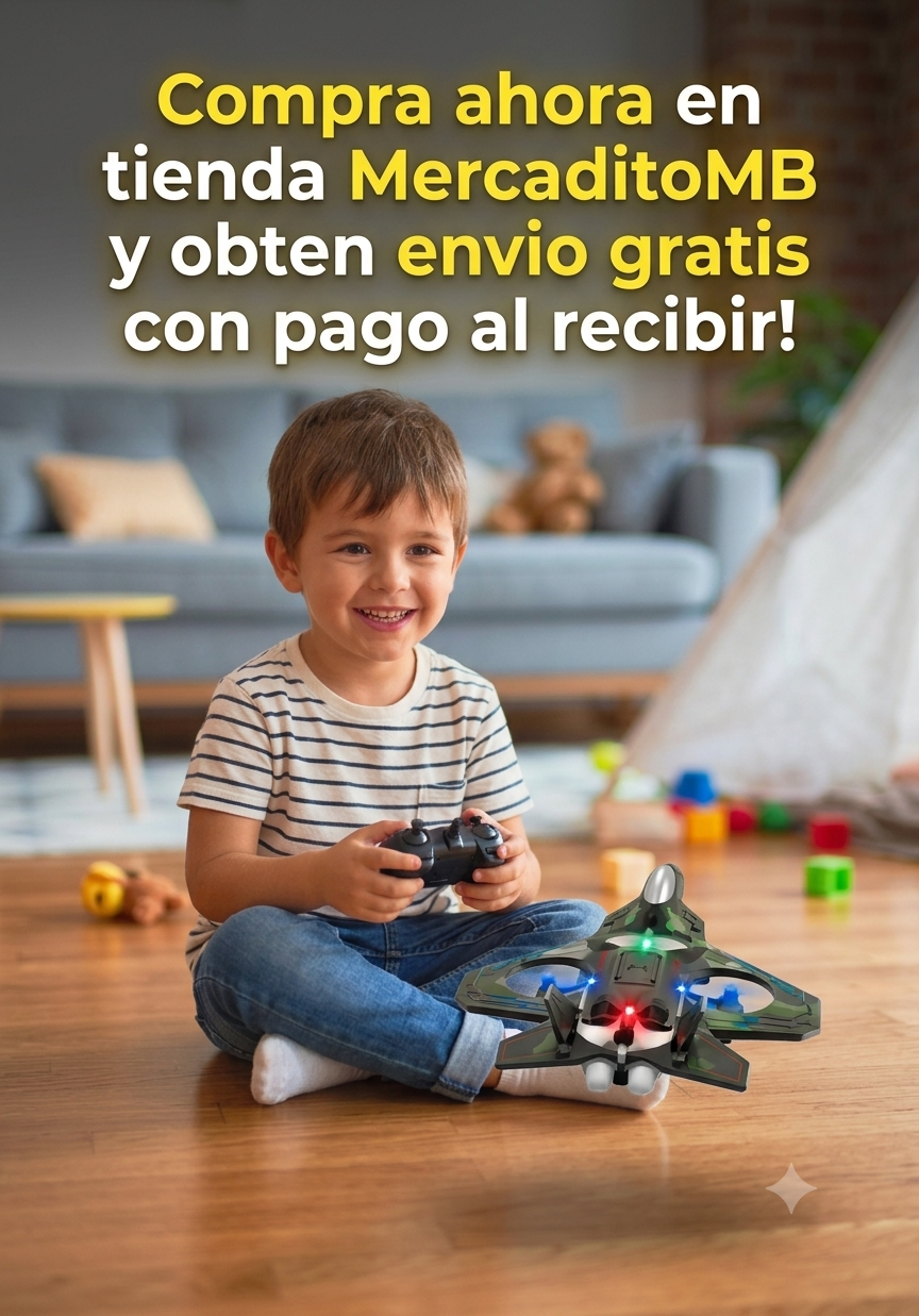 Avión de Control Remoto Acrobático + Ebook gratis!