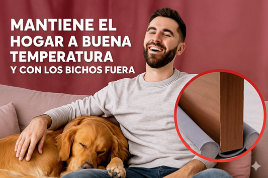 Lleva 3X - 🦟 Sellador de Puerta Aislante 90x11 cm – ¡Despídete de los bichos y del polvo este verano!