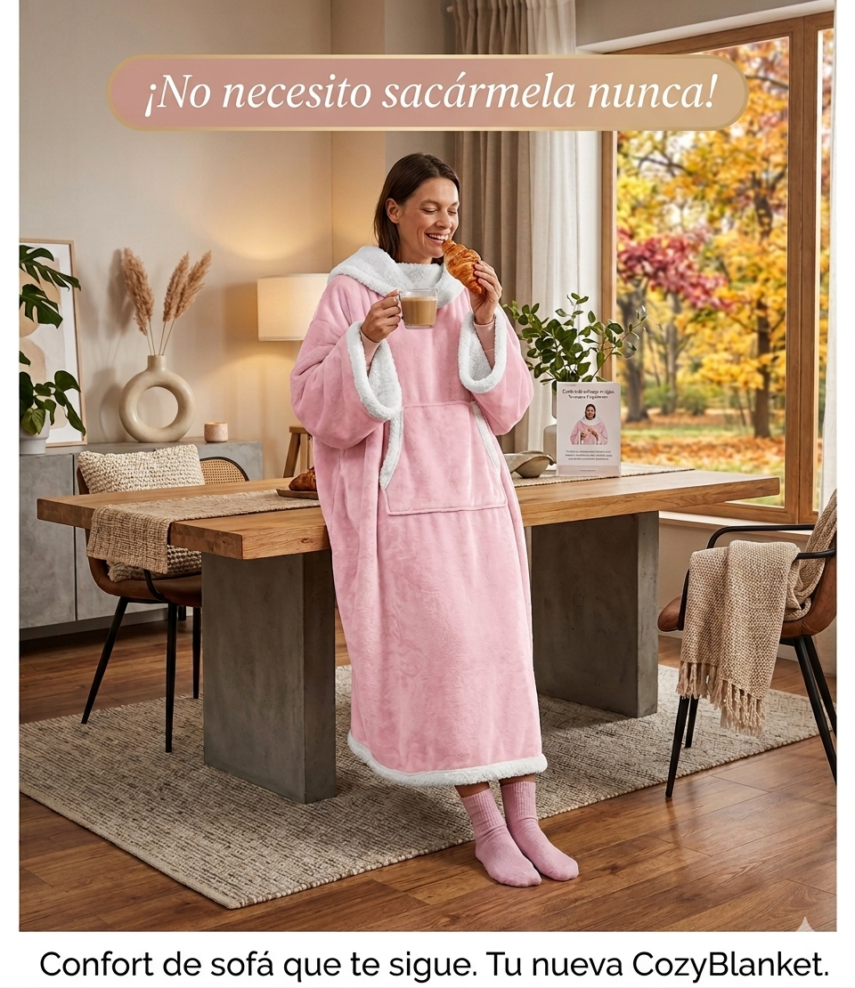 CozyBlanket™ — El invierno más cómodo