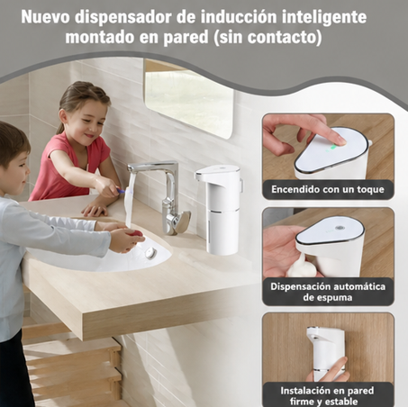 No vuelvas a tocar un dispensador sucio cada vez que lavas tus manos