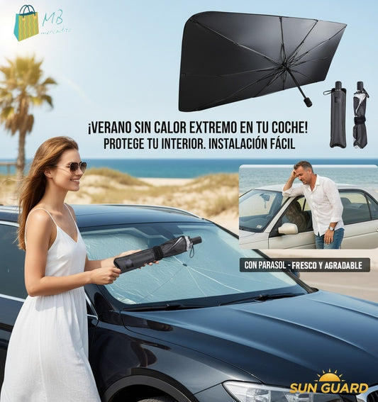 SunCar Pro: Parasol Plegable para auto ☀️🚘