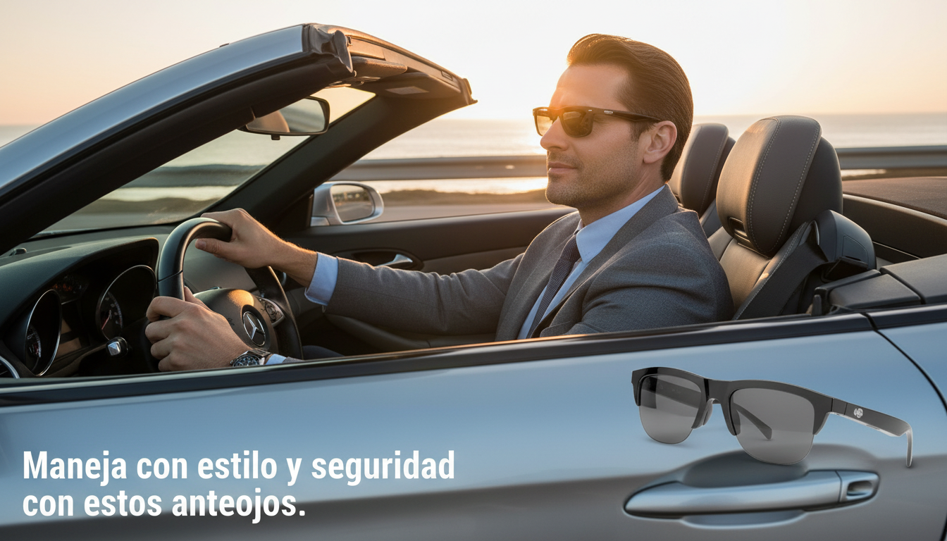 😎 LENTES DE SOL ☀️🕶️ CON BLUETOOTH INTELIGENTES 🎼📱