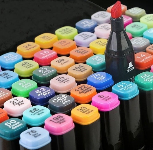 Kit Artista Total – 80 Marcadores de Dibujo